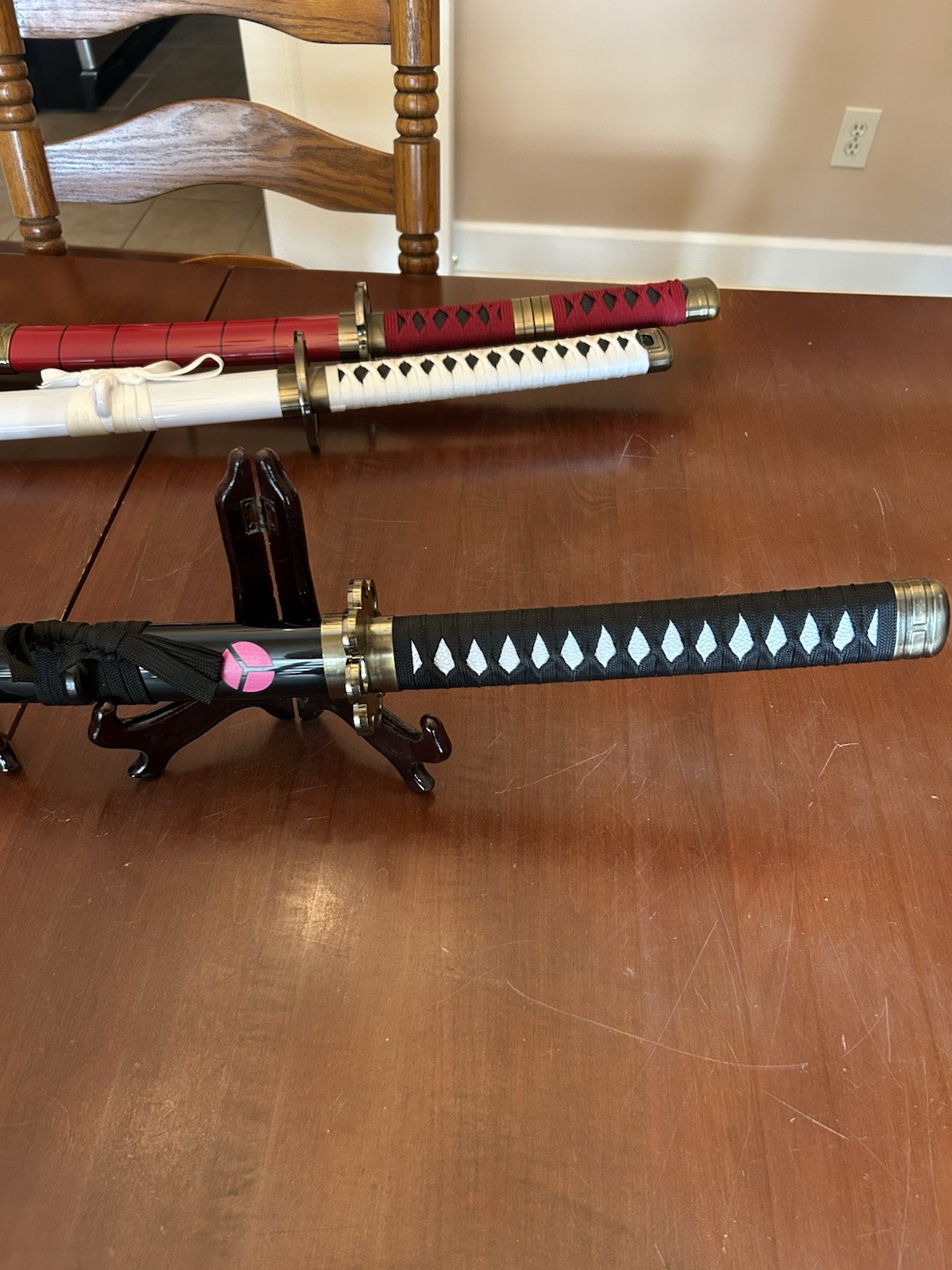 Set 3 - One Piece Japanese Anime Samuri Cosplay Swords