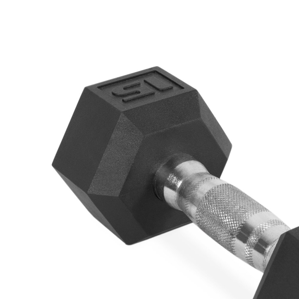 CAP Barbell Rubber-Coated Hex Dumbbells, Set of 2