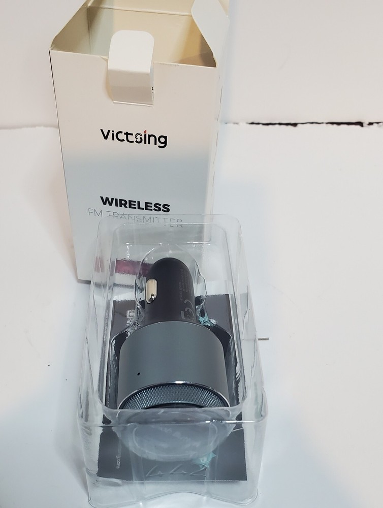 VicTsing V5.0 Bluetooth FM Transmitter for Car, 23W PD+QC3.0 Wireless Bluetooth