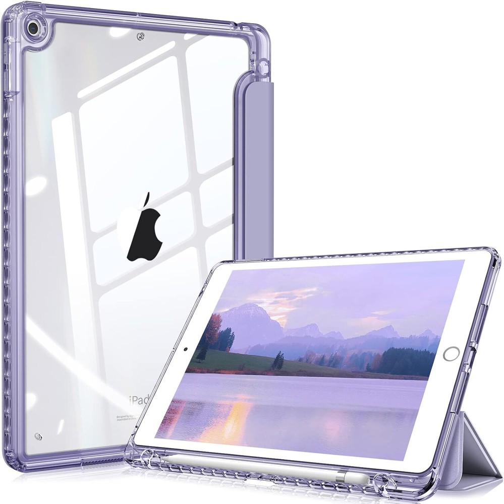 Slim Case For iPad 9th 8th 7th 10.2 inch Shockproof Cover with Clear Back Shell