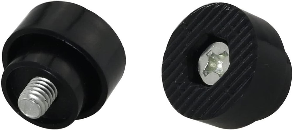 3pcs Kick Down Door Stop Rubber Tip Replacement Black