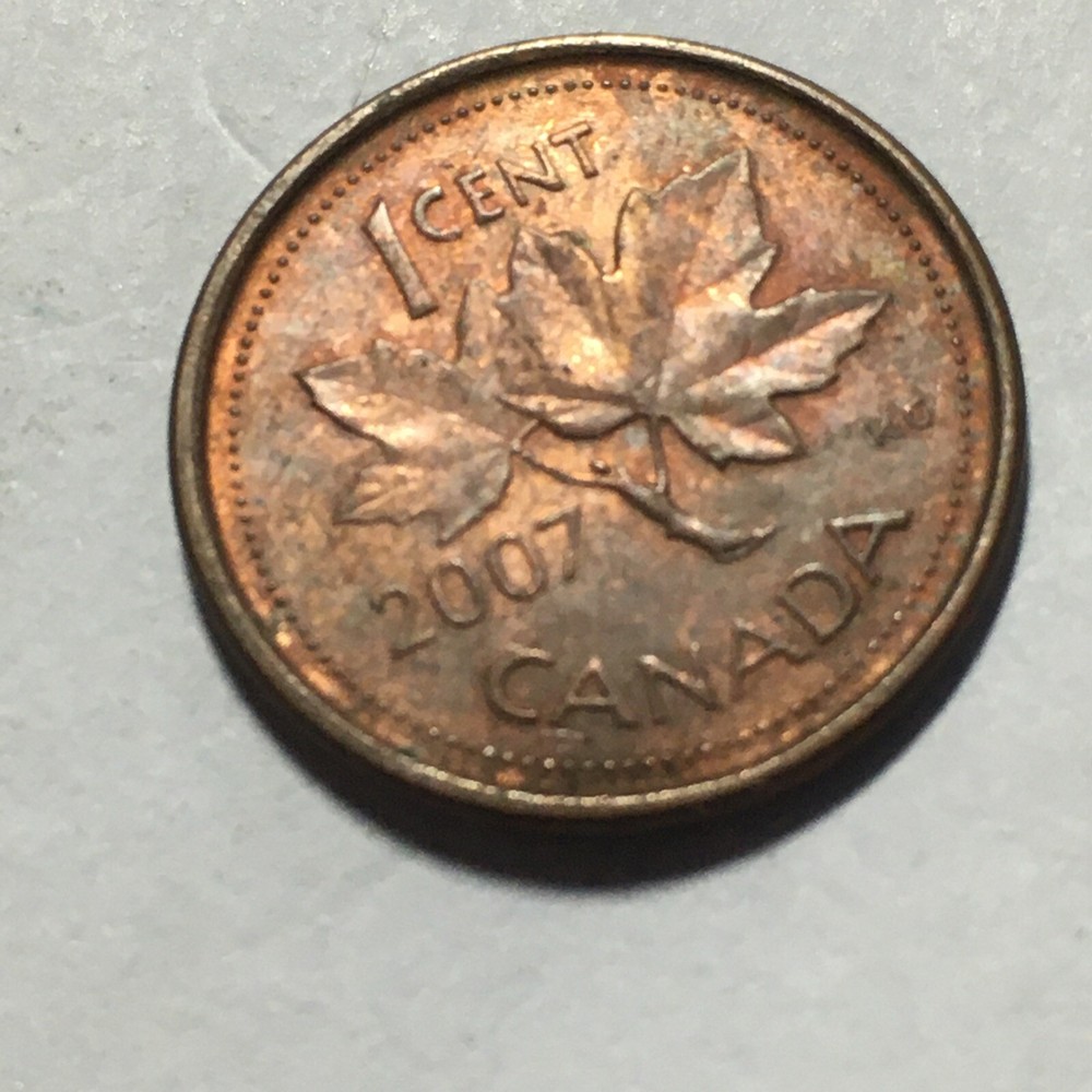 2007 CANADA ONE CENT COIN .