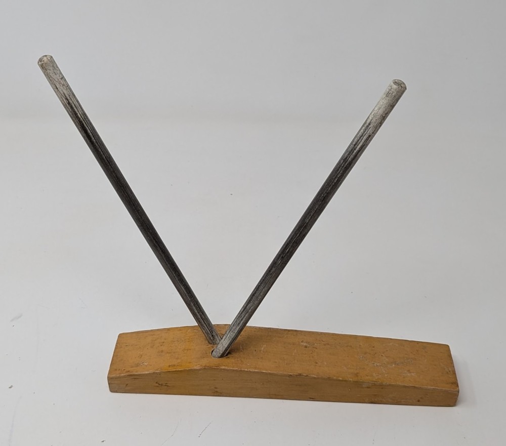 Vintage CROCK STICK Knife/Scissors Sharpener - 2 Rods