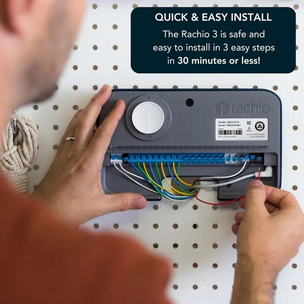 WiFi Smart Sprinkler Controller - 8-Zone Irrigation with App Scheduling & Rai...