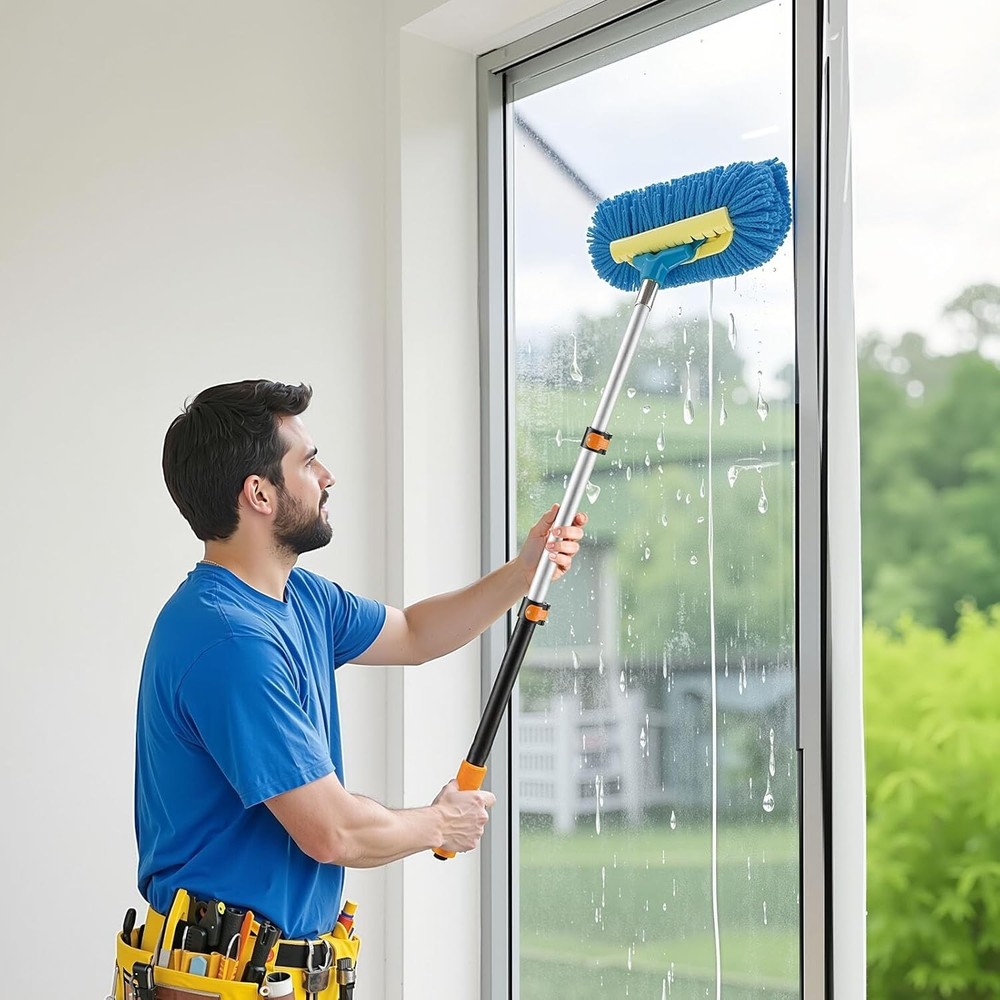 Telescopic Extension Pole, 2-4 FT Multi-Purpose FT, Orange