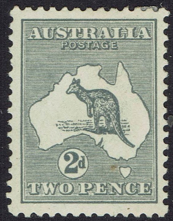 AUSTRALIA 1915 KANGAROO 2D 2ND WMK