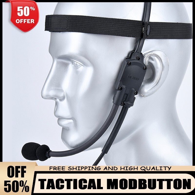 Tactical Headset Signal Bone-Conduction Speaker  MH180-V For Interface 7.0PLUG