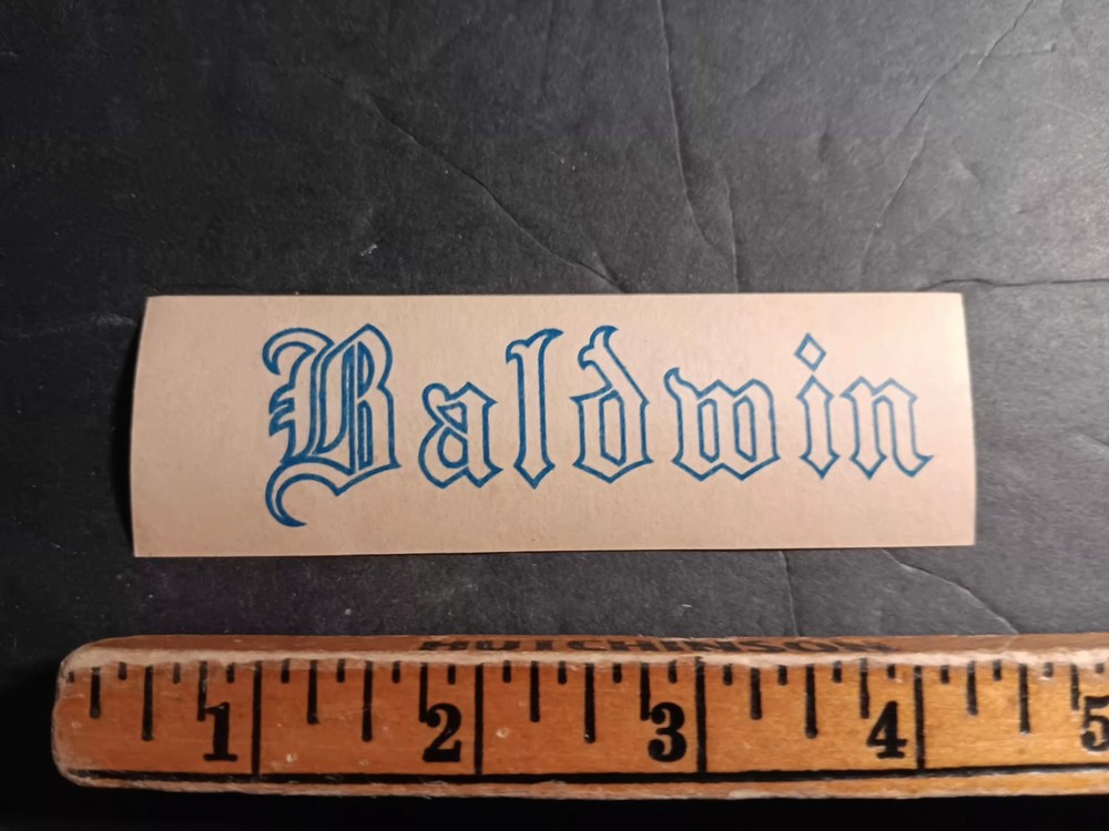 BALDWIN  -  Piano Fallboard Decal