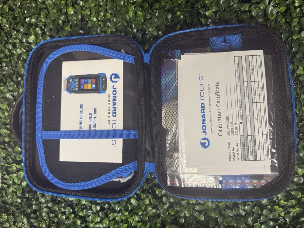 JONARD TOOLS OTDR-1000 MULTI-FUNCTION Optical Time Domain Reflectometer