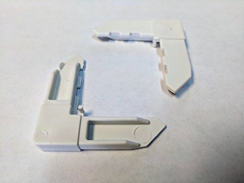 White External Screen Frame Corners (4 Pack)