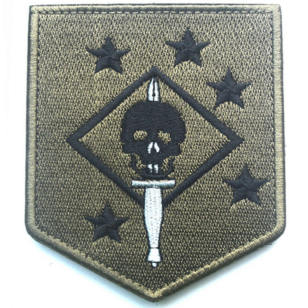 MARINE RAIDERS THE UNITED STATES NARINE COMMANDOS USA ARMY HOOK LOOP PATCH