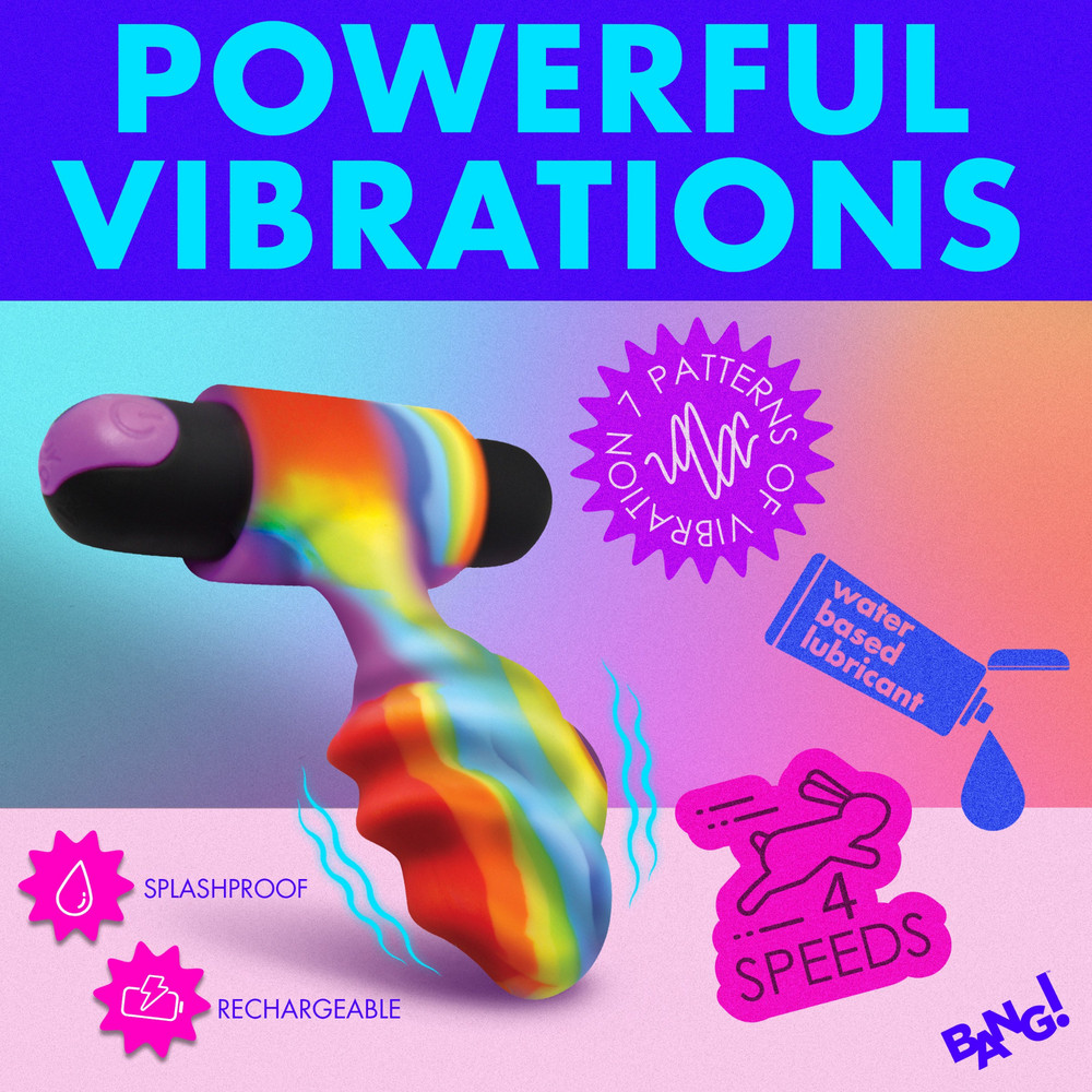 Rechargeable Remote Control Tapered Tip Vibrating Probe Butt Plug Anal Teaser