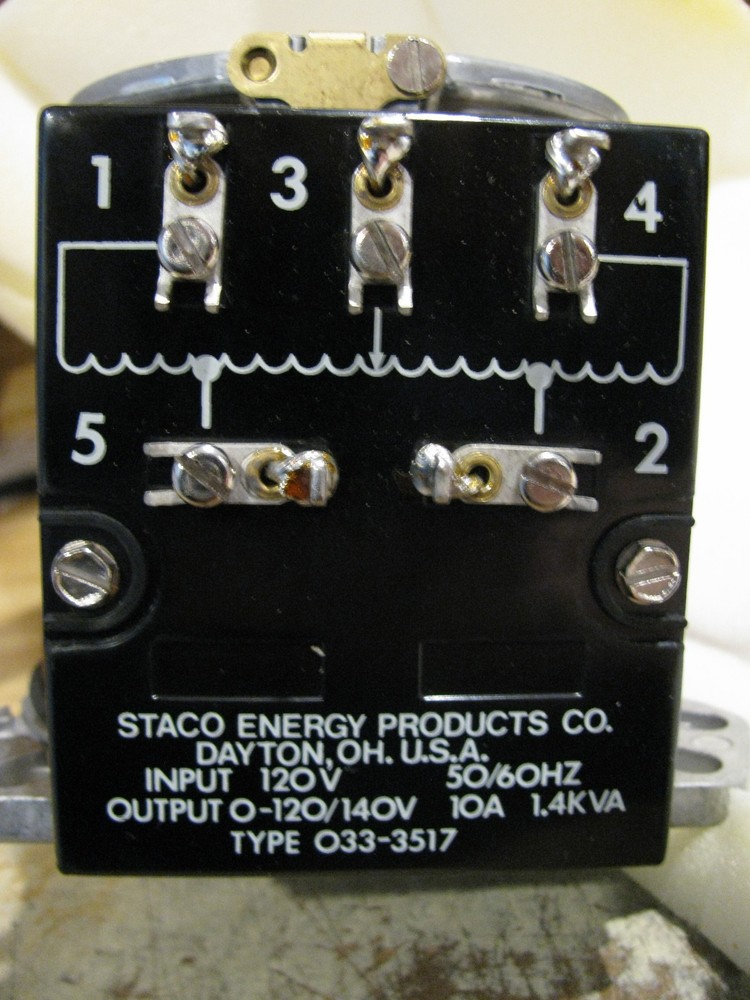 Staco Variable Transformer Type 033-3517