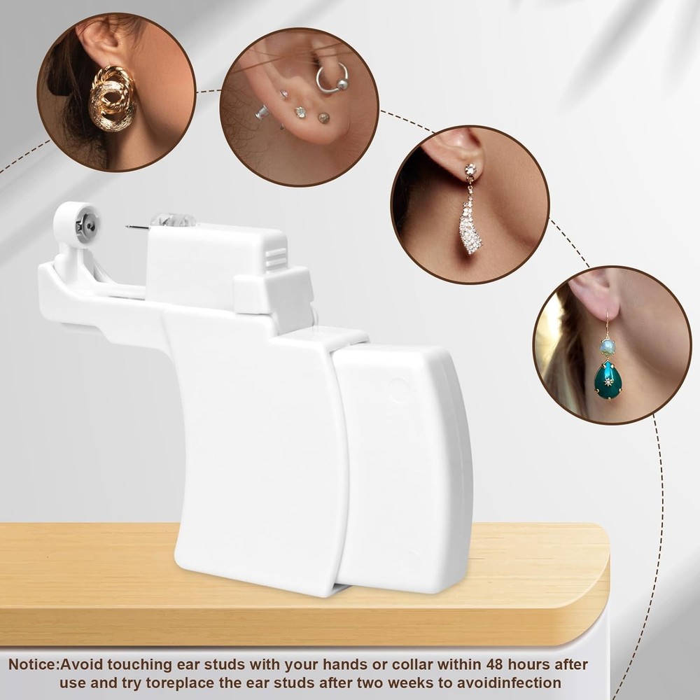 Ear Piercing Booster, 1Pcs Reusable Kit Aid and 2 Pcs...