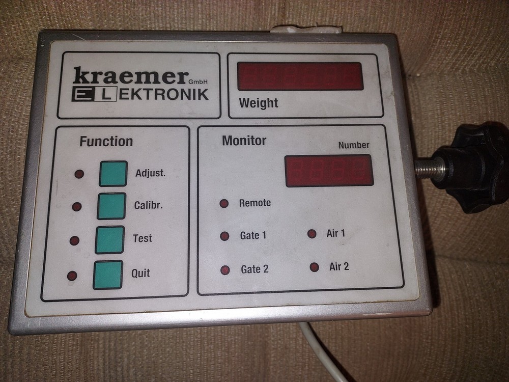 Kraemer CIW 6.2 Tablet Weigher Function Control Pad ONLY