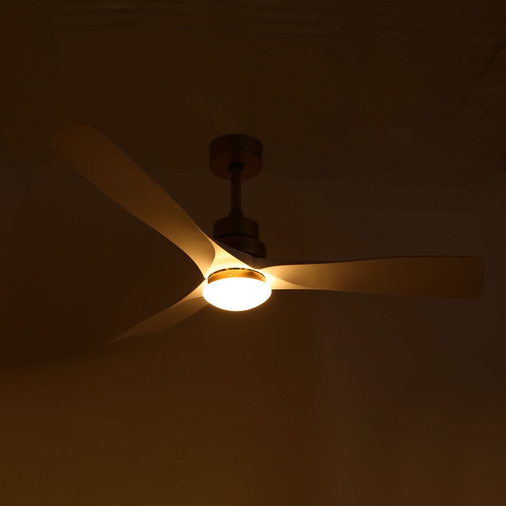 48in Modern Ceiling Fan+LED Light Remote Control Chandelier Light Light Fixture