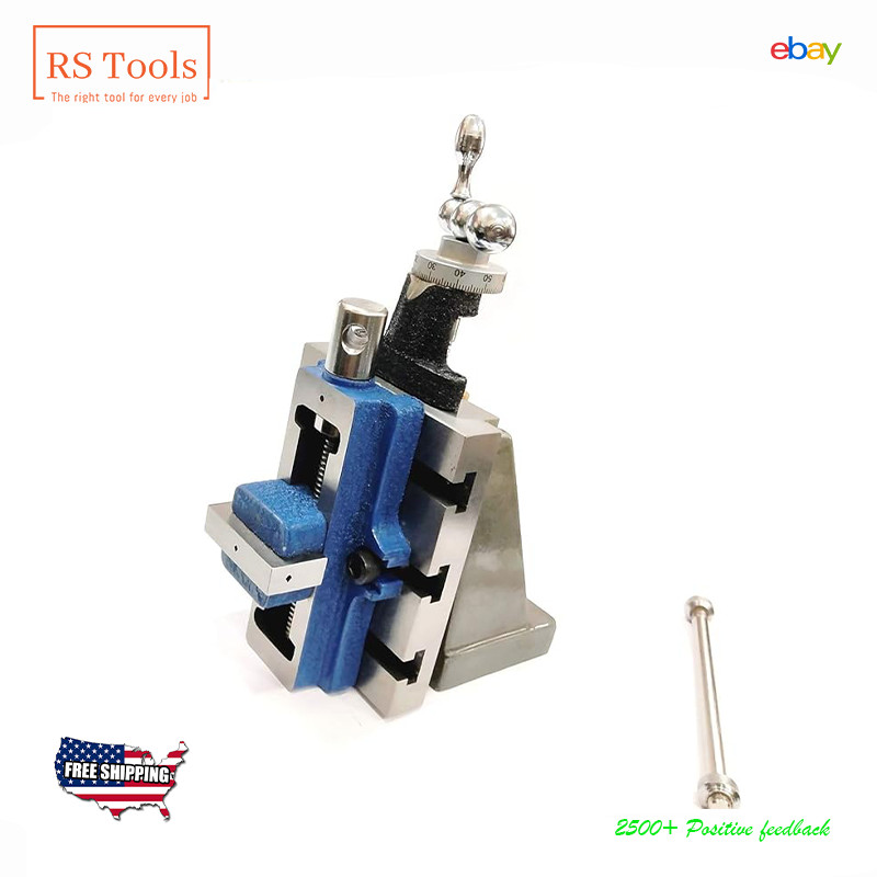 New Lathe Milling Vertical Slide 4"X5"-100X125 mm & 2" 50mm Self Centering Vice