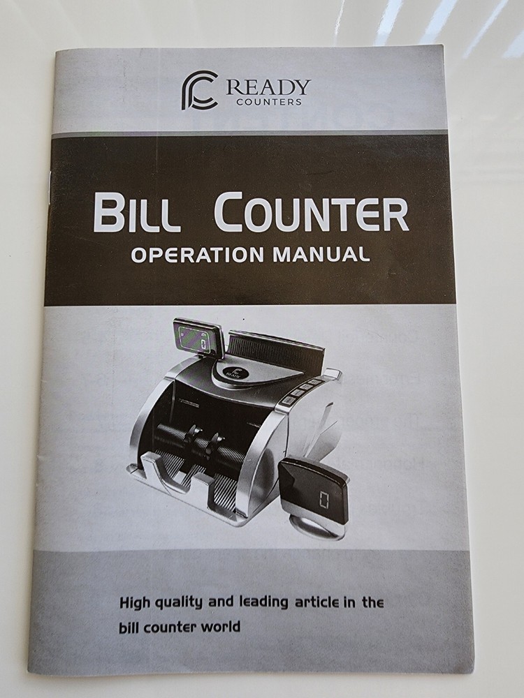 READY COUNTERS Bill Counter