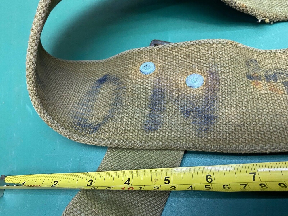 Original 1908 Pattern Webbing Belt, 2nd Foresters- Large Size in Great Condition