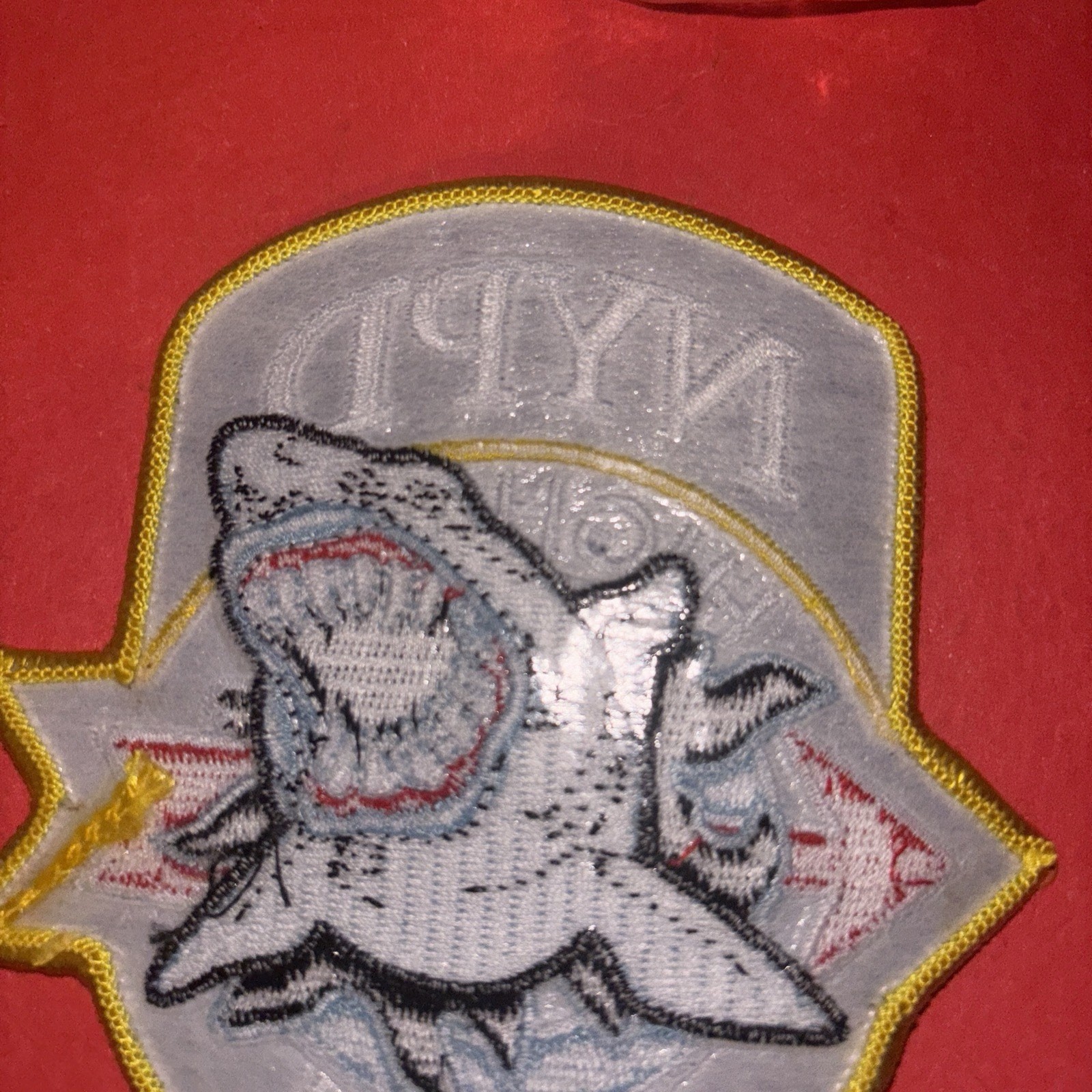 NYPD Highway Patrol Great White Shark Patch Mint Unused. Awesome Quality