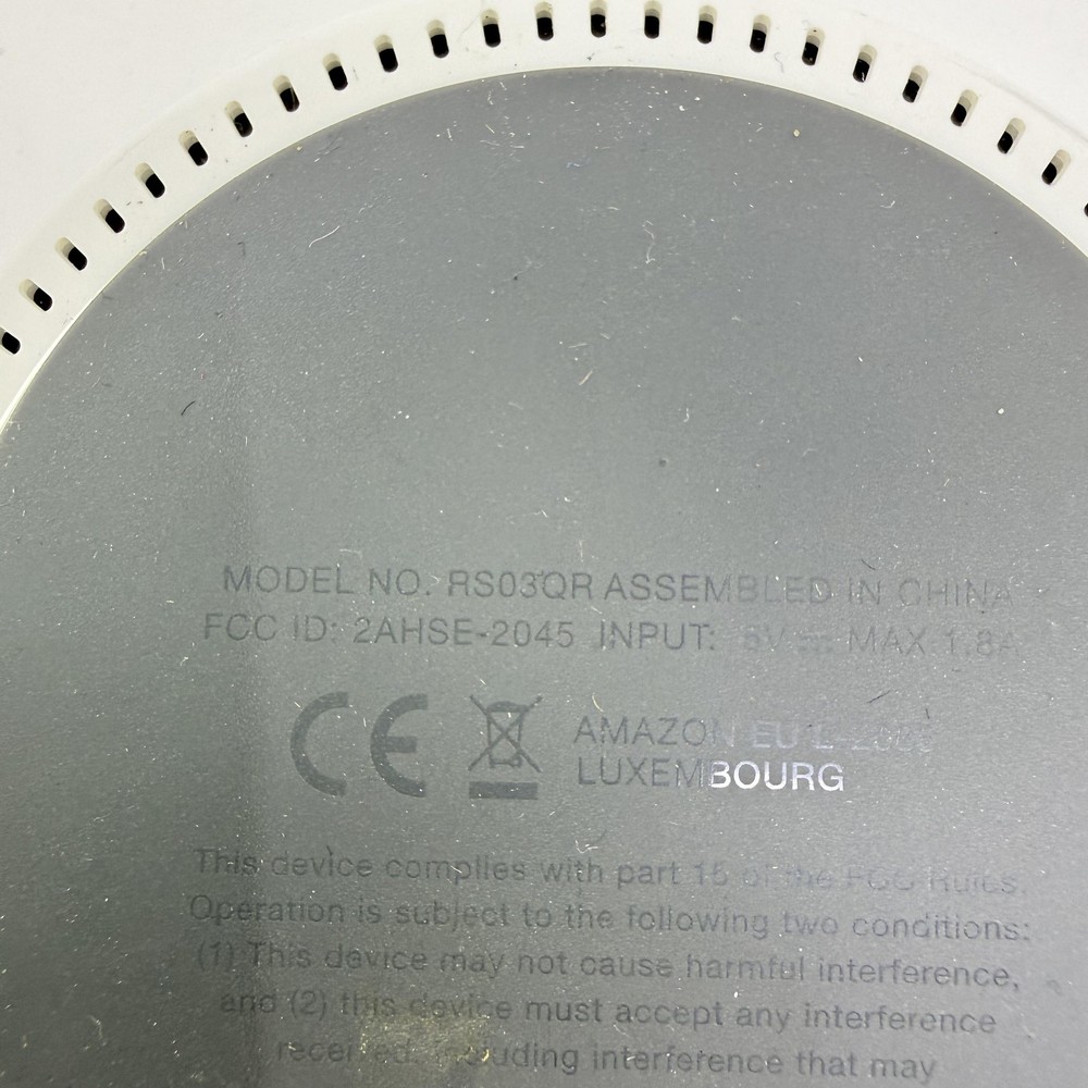 Amazon Echo Dot 2nd Gen RS03QR Alexa Smart Speaker White With Micro-USB Cable