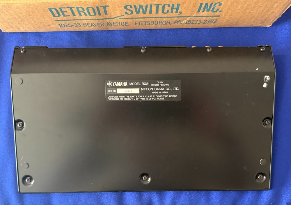 vintage Yamaha RX21 Digital Rhythm Programmer/DRUM MACHINE COMPLETE WORKS !!