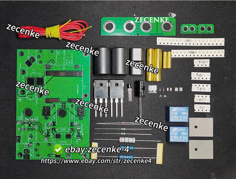 DIY 120W RF Power Amplifier Automatic Transceiver Switch Linear High Frequency
