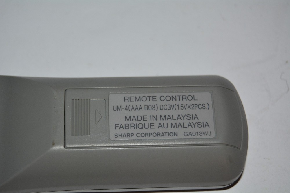 Genuine Sharp Projector Remote Control GA013WJ