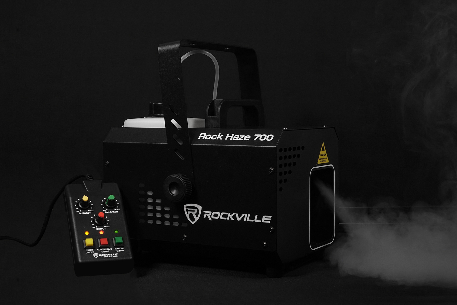 Rockville ROCKHAZE 700 CFM DMX Water Based DJ/Club Haze Machine+Gallon Fluid