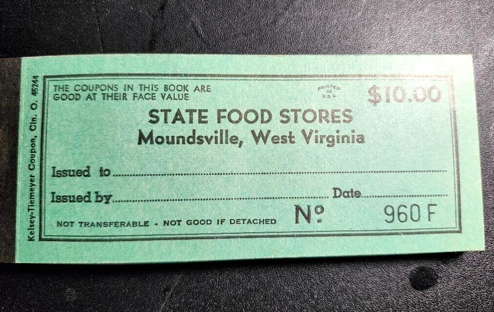 State Food stores coupons $10. BOOK SCRIP TOKEN UNC WEST VIRGINIA 70 coupons