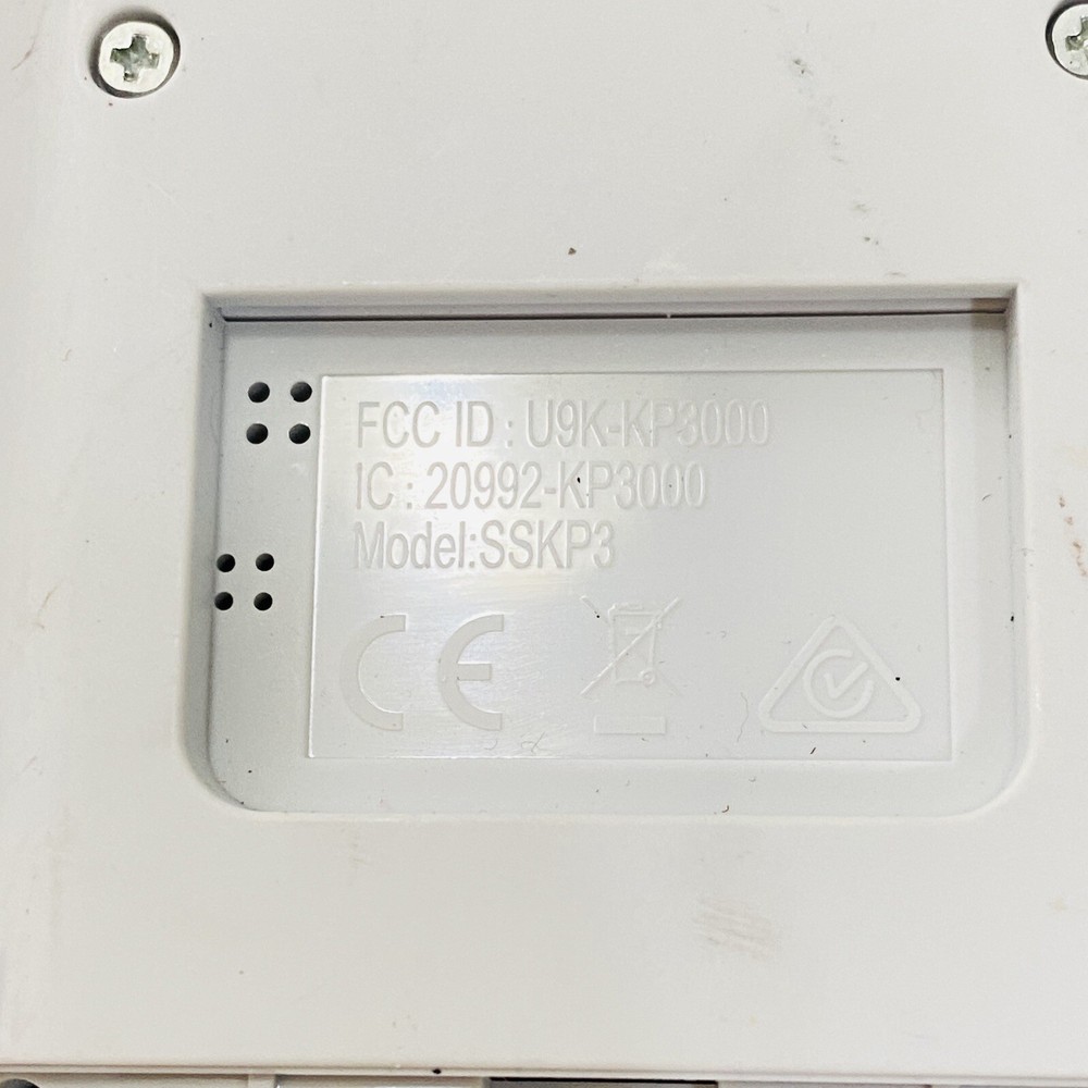 SimpliSafe Home Security System Keypad Remote Model SSKP3