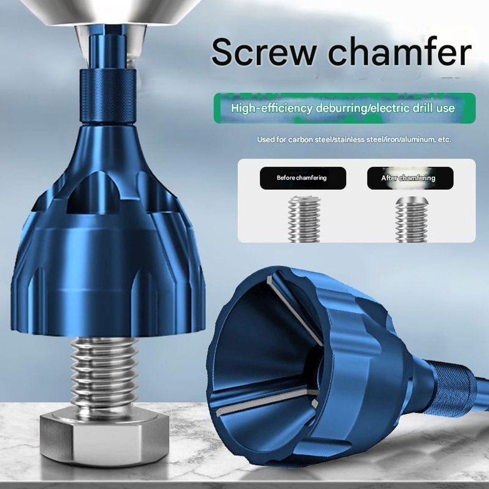 Tungsten Steel Drill Bit Deburring External Chamfer Tools Hex Shank Remove BurfF