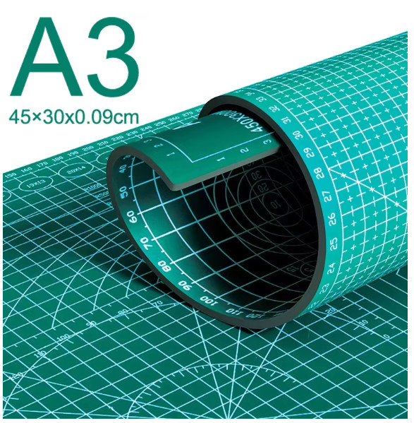 A3 Cutting Pad PVC Table Pad Leather Process Anti Cutting Double-Sided