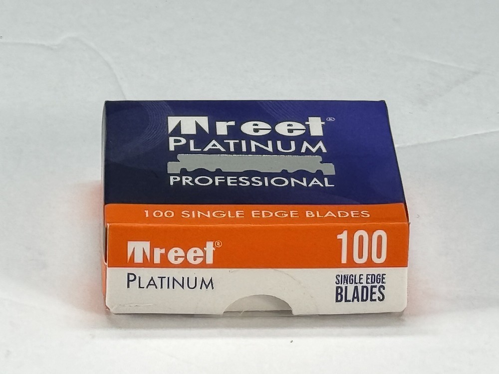100 Treet Single Edge Razor Blades For Barber Razors