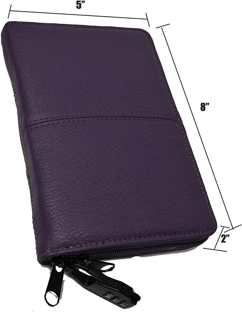 Garrison Grip Quality Leather Locking Day Planner Gun Case for Subcompact Guns