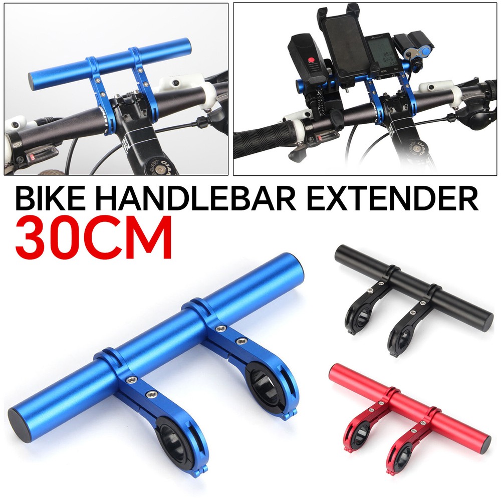 Bike Flashlight Holder Handlebar Bicycle Handle Bar Extender Mount Bracket MTB