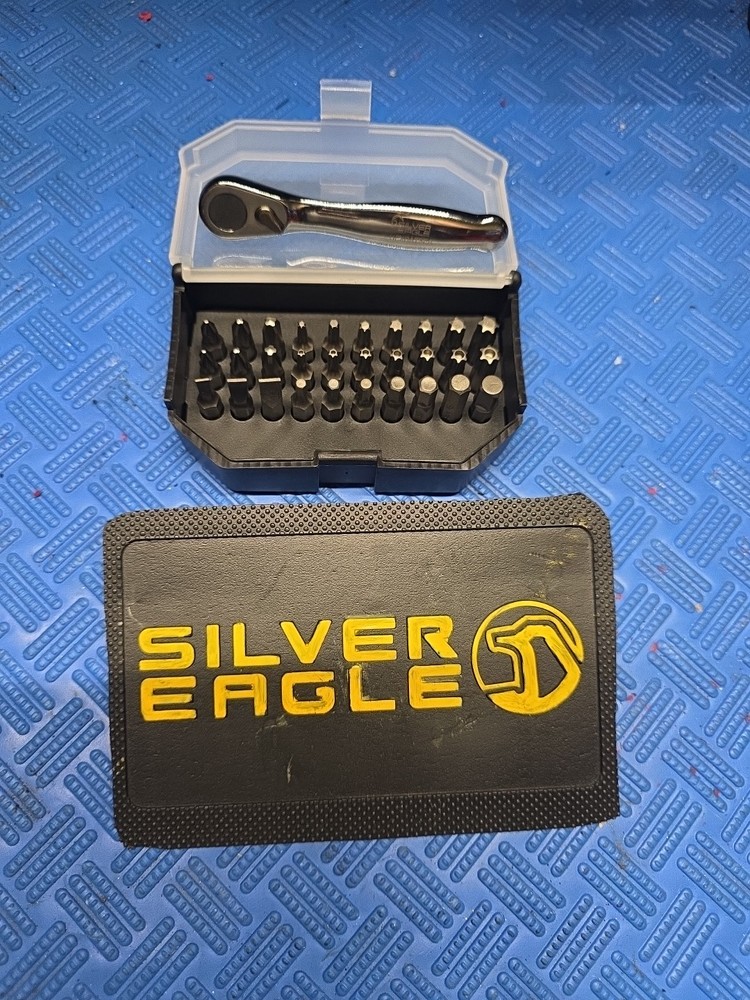 NEW" Matco Tools *Silver Eagle* 1/4" Hex Ratchet  Mini Ratchet Bit Set Set