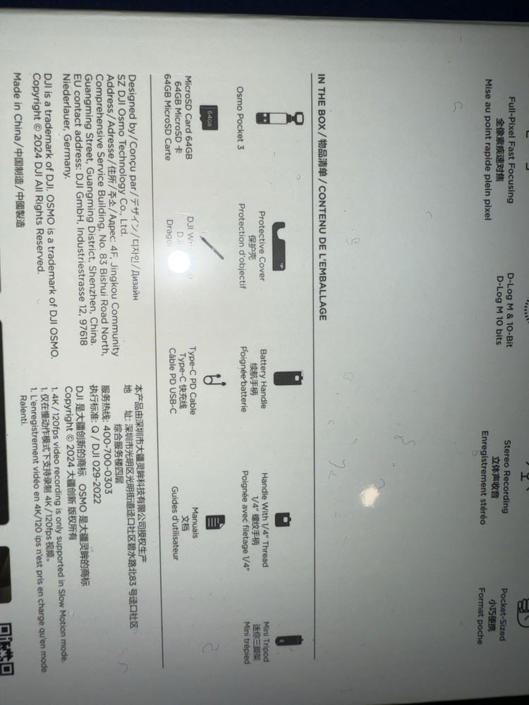DJI Osmo Pocket 3 CAPTURE MORE COMBO Gimbal Stabilizer Camera Bundle