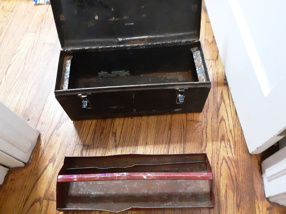 Antique Metal Tool Box