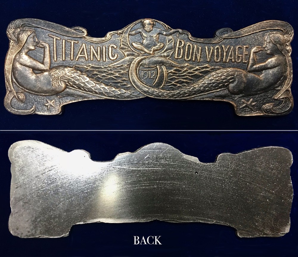 Rare TITANIC 1912 Launch Plate replica