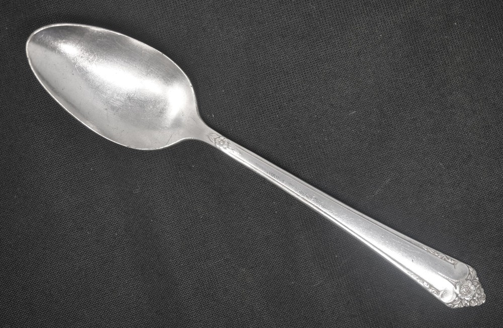 Rogers & Bros Silverplate Starlight Teaspoon. 6 1/8" Long
