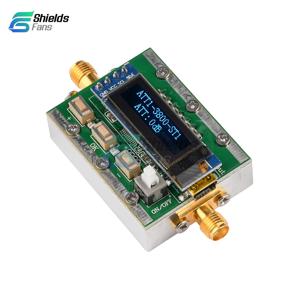 1MHZ-3800MHz Digital Programmable RF Attenuator Control 0-31dB Adjustable