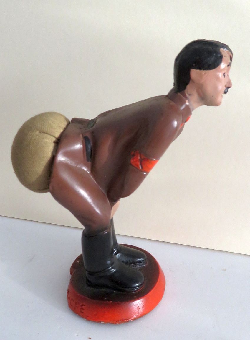 Vintage WWII Homefront Adolf Hitler Pin Cushion 1941 Hotzi Notzi Excellent