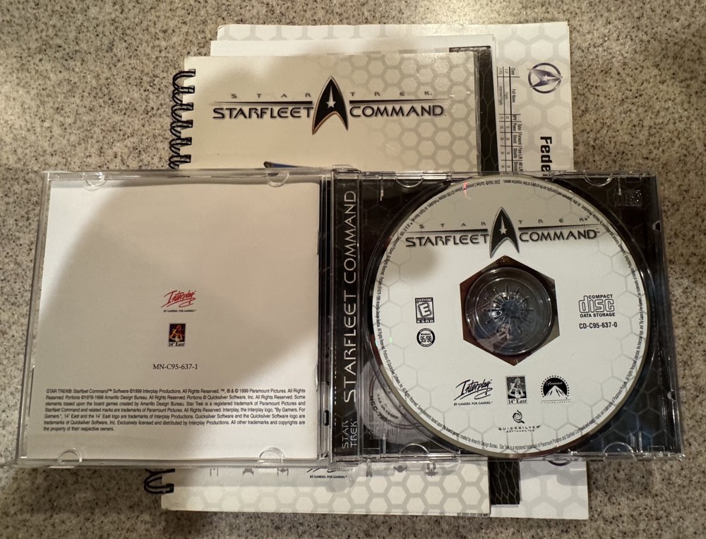 Interplay Star Trek Starfleet Command PC CD-ROM Windows based game
