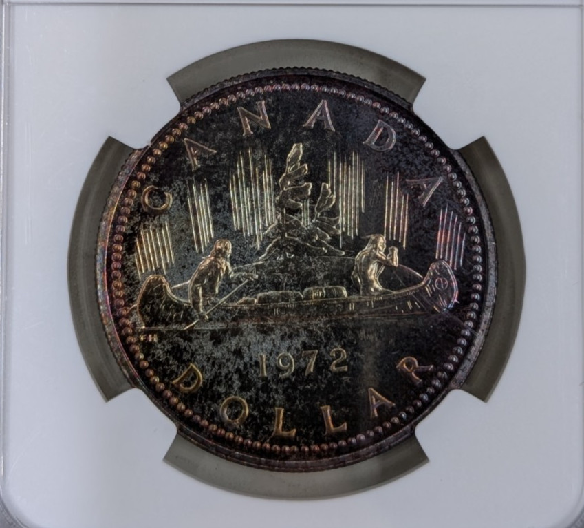 1972 Canada S$1 NGC SP66
