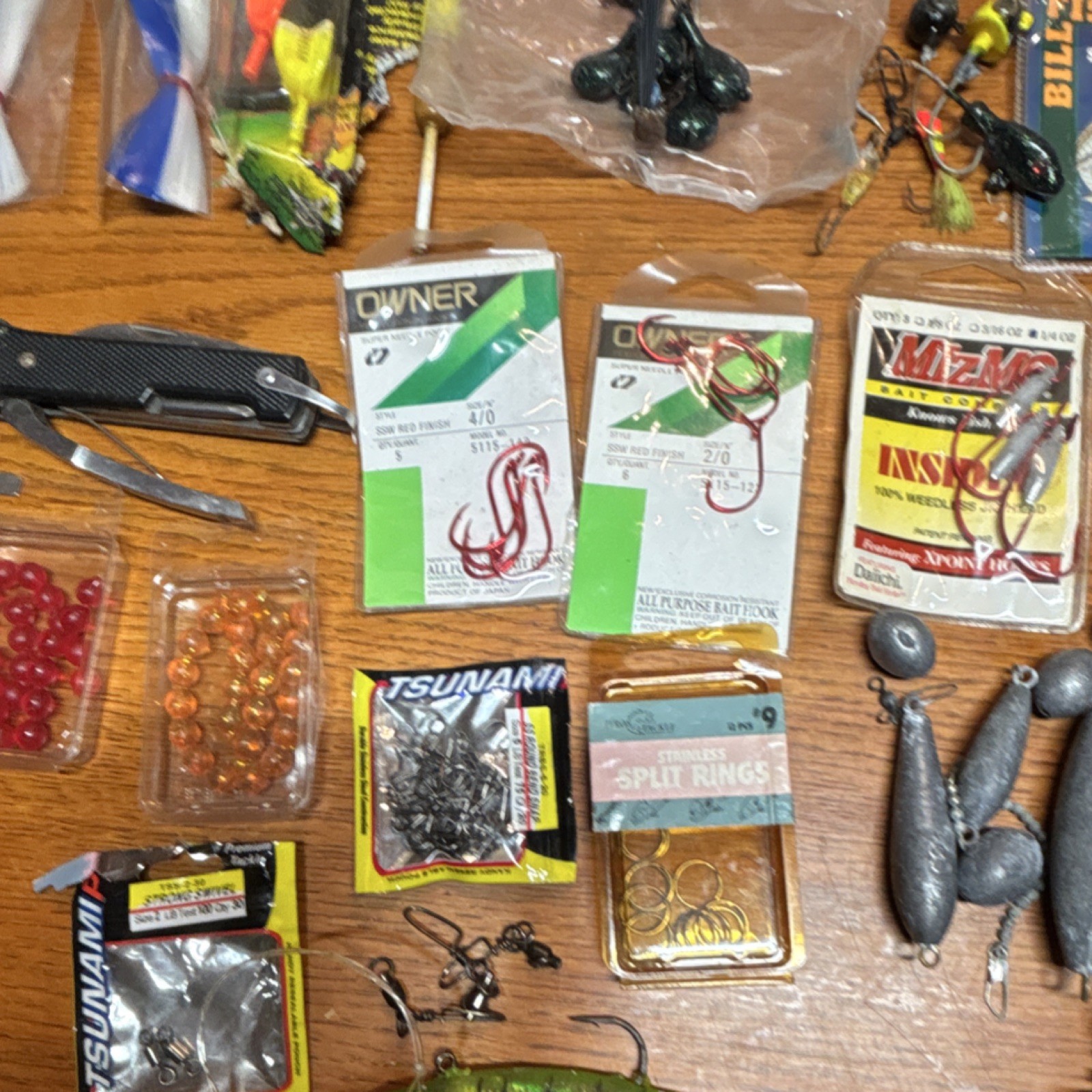 Sea Striker, Tsunami, Owner, Clarkspoon Jig, Soft Plastics, Spinner Mixed Lot #4
