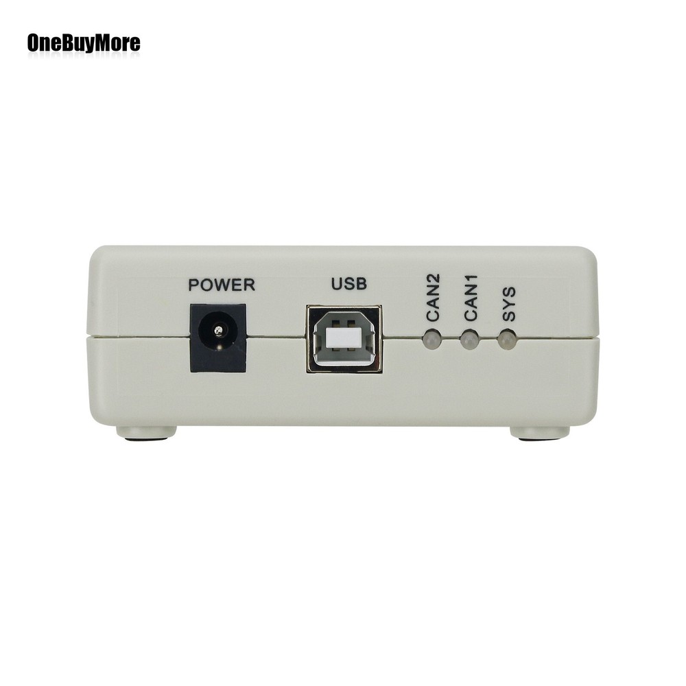 ZLG USBCAN-II USB to CAN Adapter CAN Bus Analyzer Debugger w/ 2CH CAN Interface