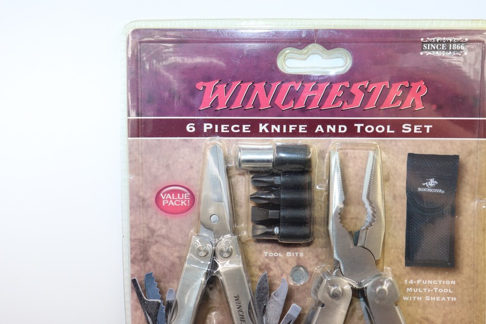 Winchester 6 Piece Knife & Tool Set Bits, Multi-Tools, Pocket Knives