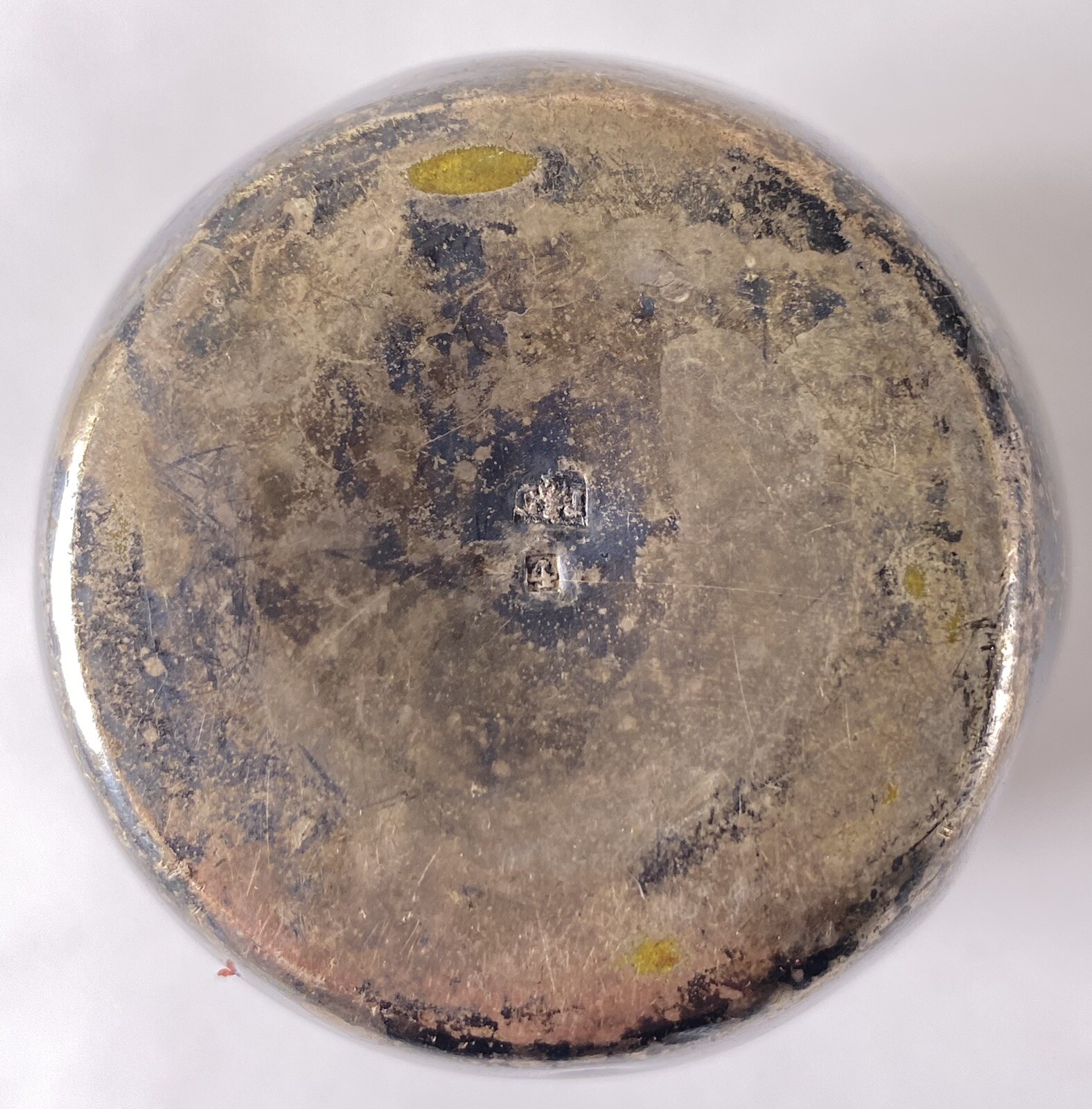 VTG Racecar / Birds Baby Cup - Silverplated - Unusual Unique