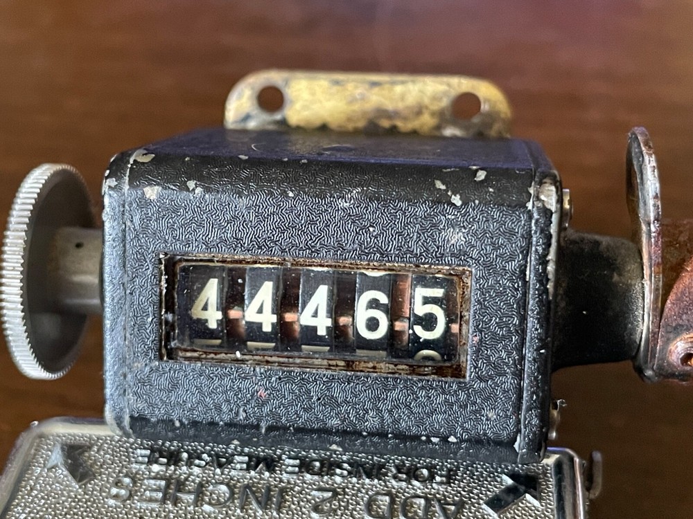 Antique Veeter Root 5-Digit Counter - Works! VEETER-ROOT Counter
